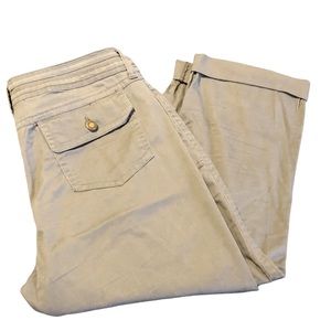 One 5 One • Dark Green Khaki Cuffed Pants